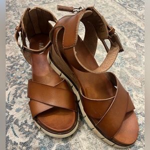 Size 8 MIA Wedge Sandal; Like New - Worn Once!